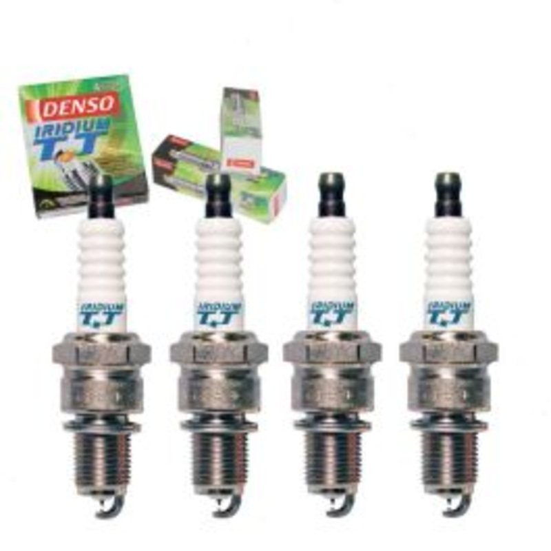 4 pc DENSO Iridium TT Spark Plugs for 1983-1989 Dodge Ram 50 2.0L L4