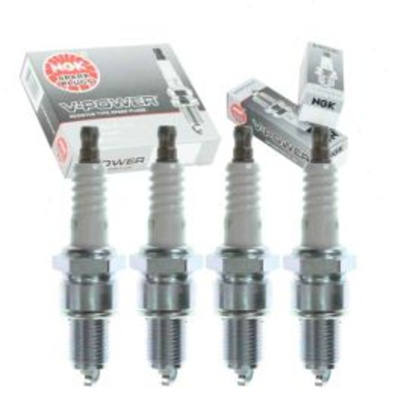 4 pc NGK V-Power Spark Plugs for 1979-1982 Plymouth Arrow Pickup 2.6L L4