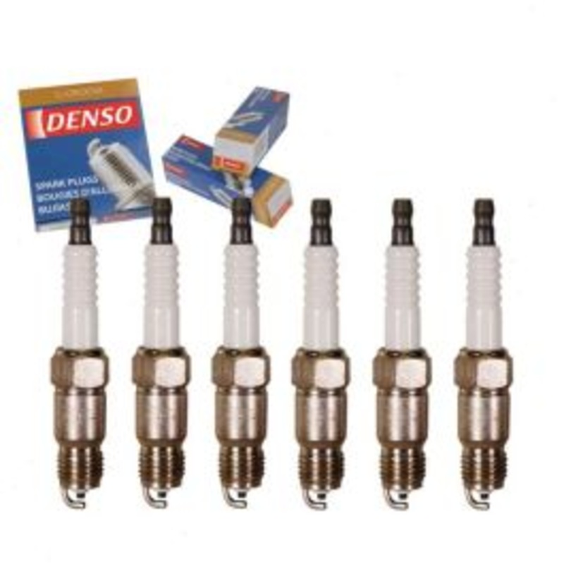 6 pc DENSO Standard U-Groove Spark Plugs for 1989-1991 Isuzu Trooper 2.8L V6