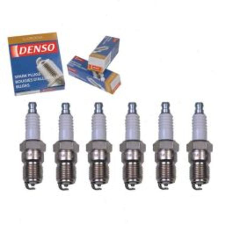 6 pc DENSO Standard U-Groove Spark Plugs for 1996-1999 GMC P3500 4.3L V6