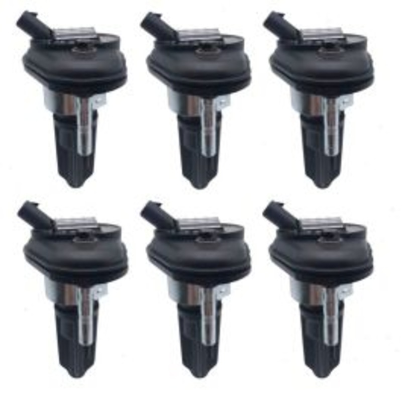 6 pc Hitachi Ignition Coils for 2002-2005 Chevrolet Trailblazer EXT 4.2L L6