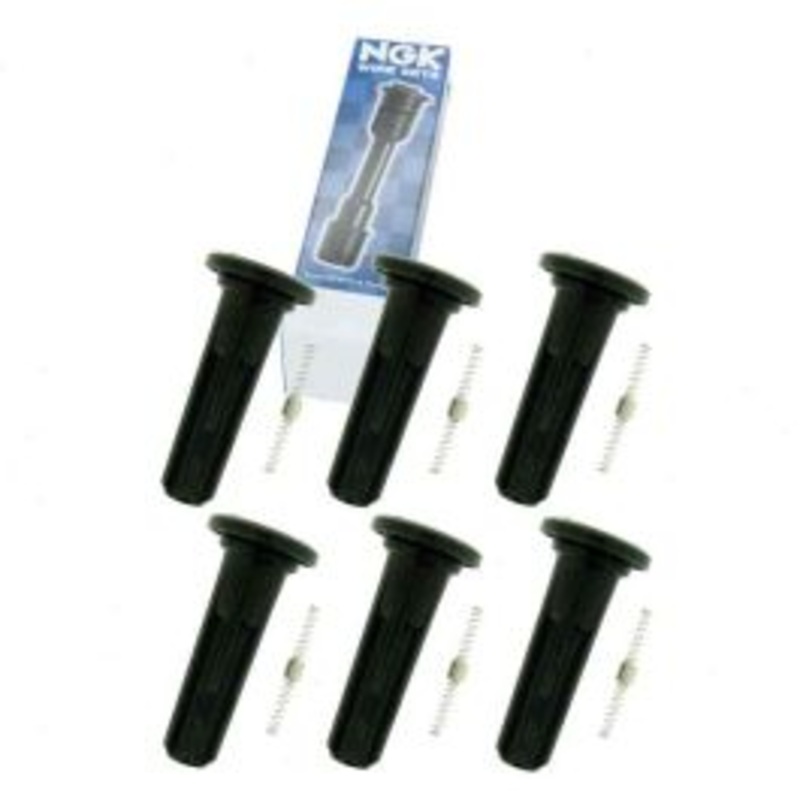 6 pc NGK Ignition Coil Boots for 2006-2007 Buick Rainier 4.2L L6