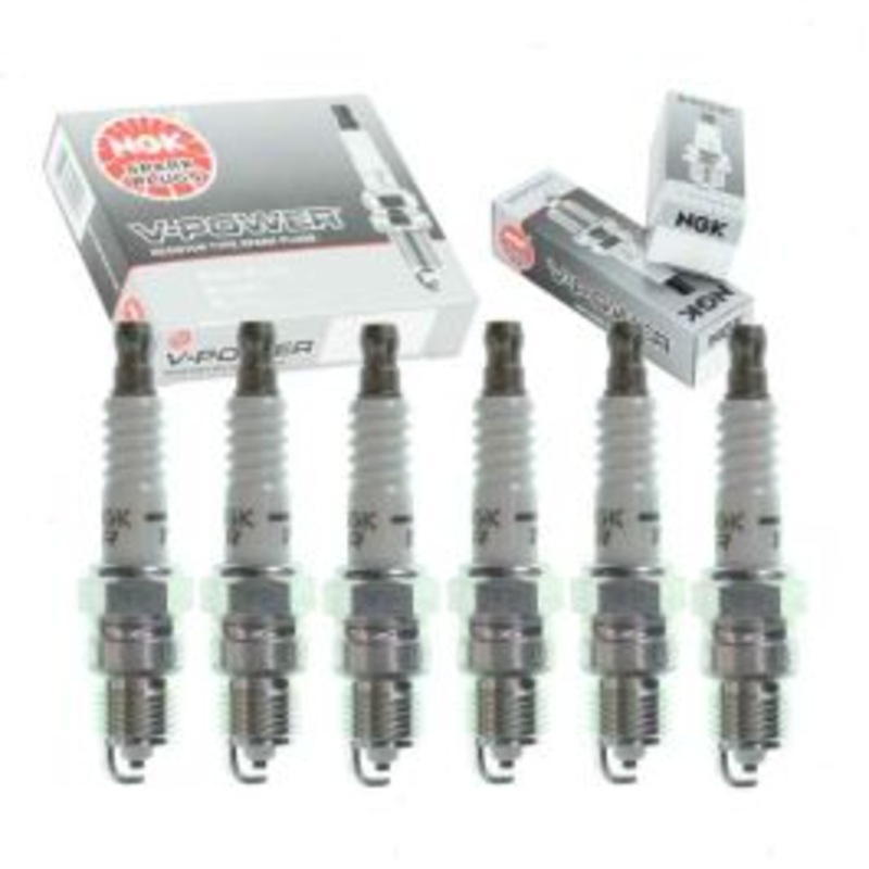 6 pc NGK V-Power Spark Plugs for 1985-1995 GMC K2500 4.3L V6