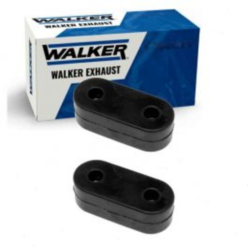 2 pc Walker Tail Pipe Exhaust System Insulators for 1992-2000 Chevrolet K3500 5.7L 6.5L 7.4L V8