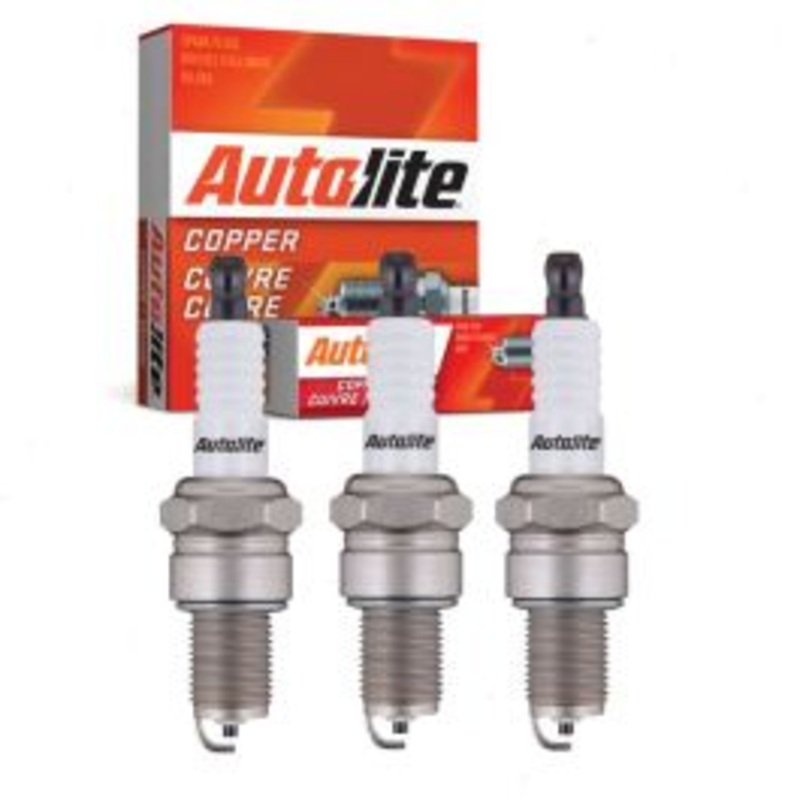 3 pc Autolite Copper Core Spark Plugs for 1998-2000 Chevrolet Metro 1.0L L3