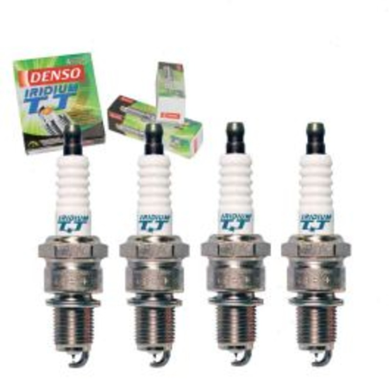 4 pc DENSO Iridium TT Spark Plugs for 1979-1982 Dodge D50 2.0L L4