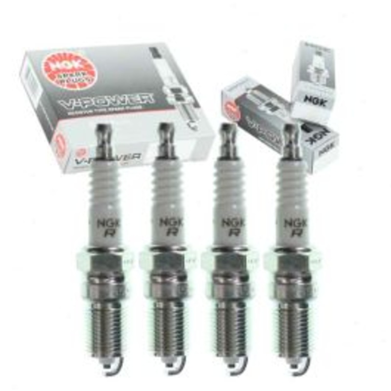 4 pc NGK V-Power Spark Plugs for 1982-1983 Mercury LN7 1.6L L4