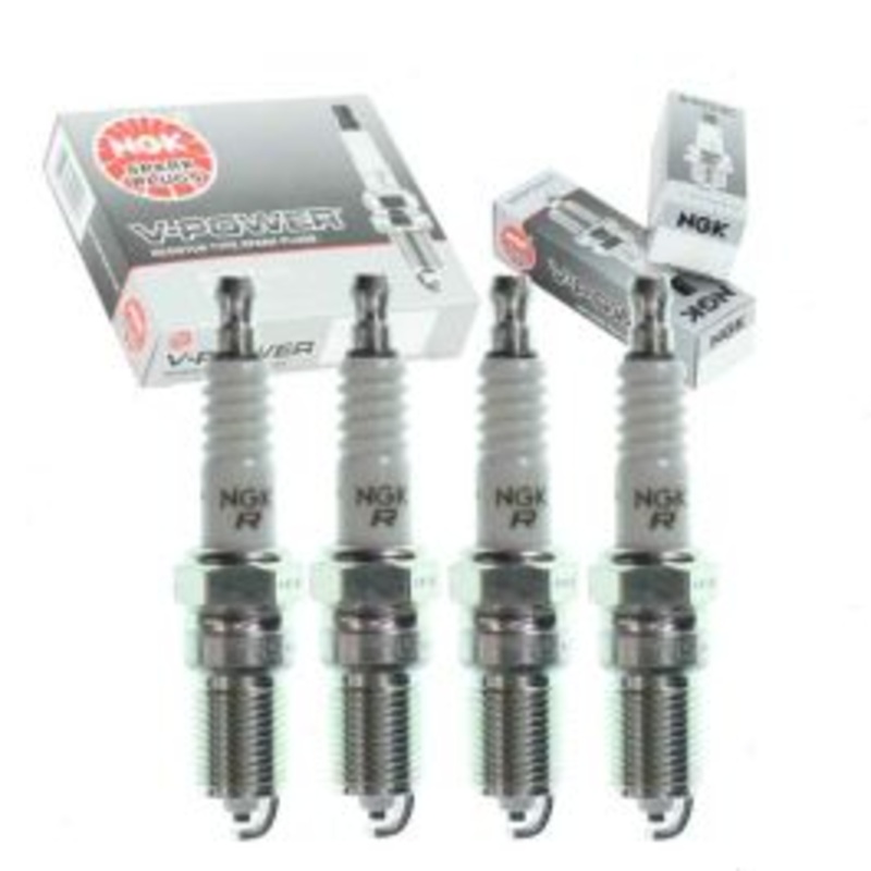 4 pc NGK V-Power Spark Plugs for 1982-1985 Ford EXP 1.6L L4
