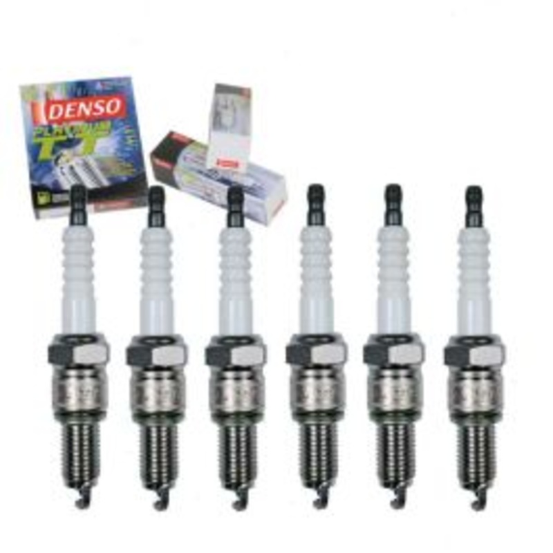 6 pc DENSO Platinum TT Spark Plugs for 1968 Dodge P100 3.7L L6