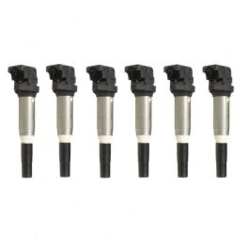 6 pc Hitachi Ignition Coils for 2007 BMW 525xi 3.0L L6