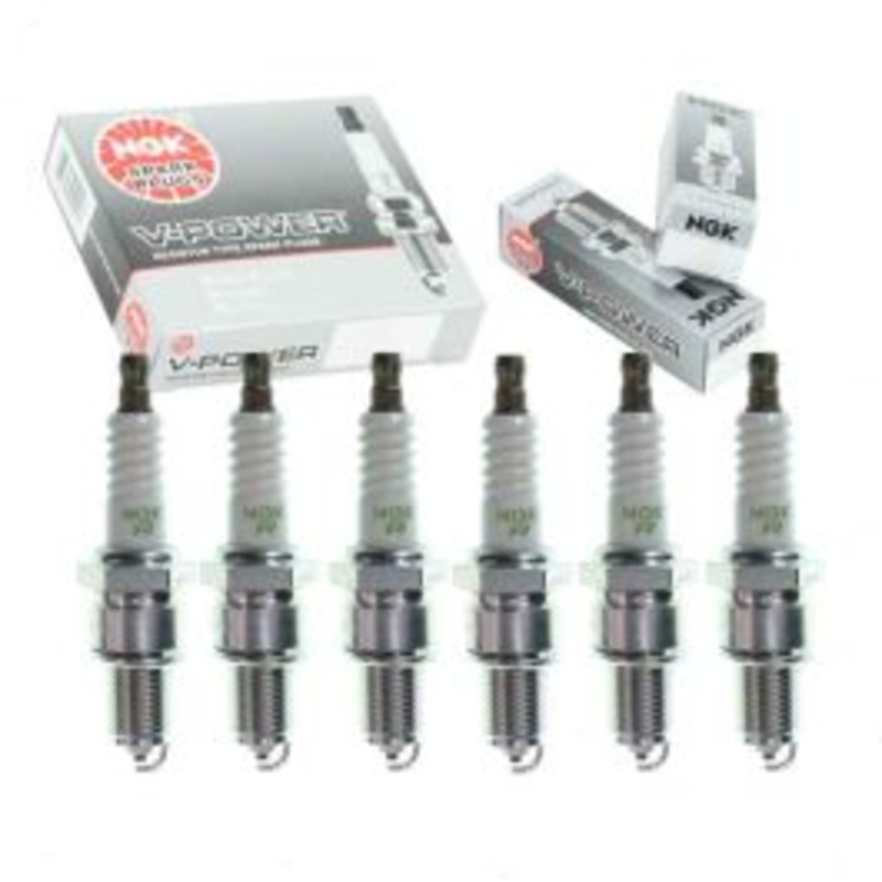 6 pc NGK V-Power Spark Plugs for 1977-1980 Mercedes-Benz 280SE 2.8L L6