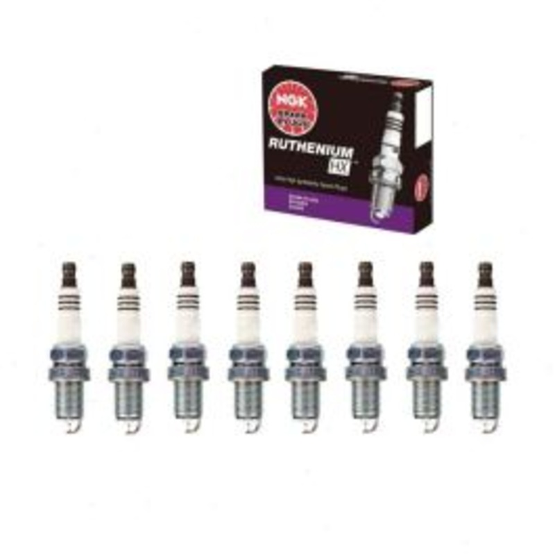 8 pc NGK Ruthenium HX Spark Plugs for 1998-2001 BMW 740i 4.4L V8