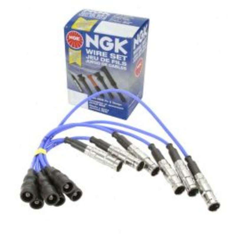 NGK Spark Plug Wire Set for 1993-1995 Audi 90 Quattro 2.8L V6