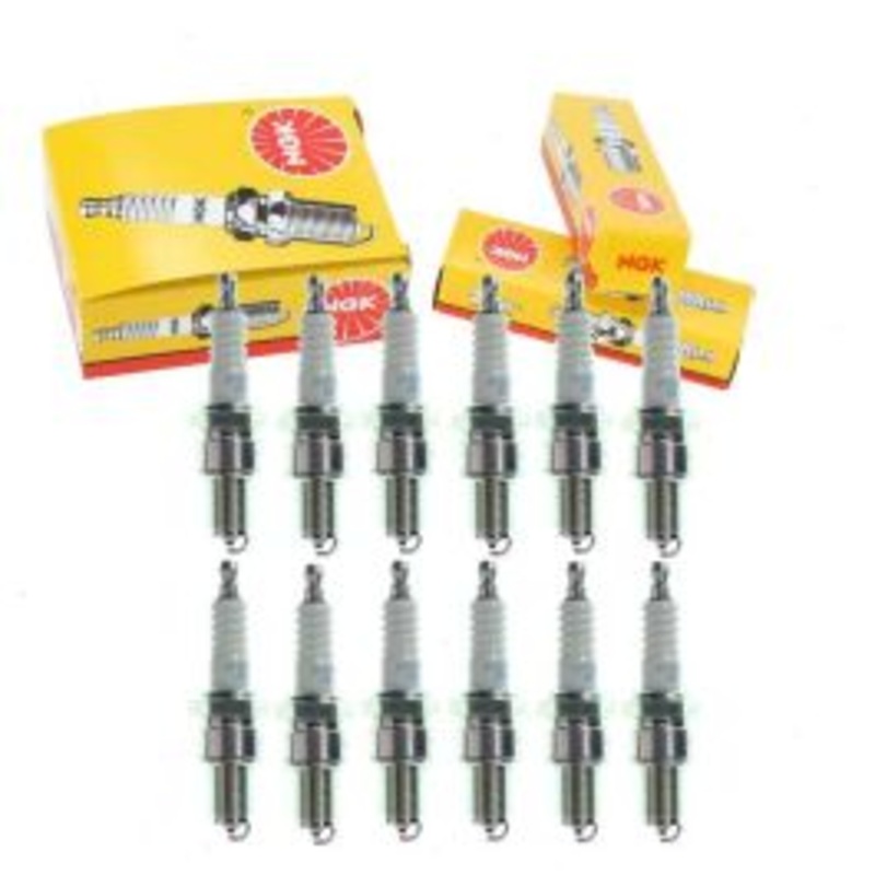 12 pc NGK Standard Spark Plugs for 1966-1968 Lamborghini 400GT 3.9L 4.0L V12