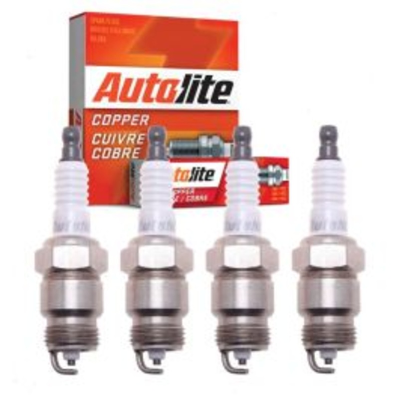 4 pc Autolite Copper Core Spark Plugs for 1971-1974 Mercury Capri 2.0L L4