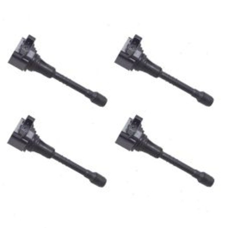 4 pc Hitachi Front Ignition Coils for 2014-2018 Infiniti QX80 5.6L V8