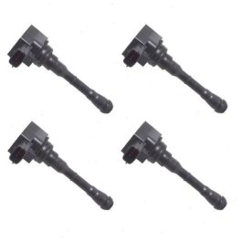 4 pc Hitachi Ignition Coils for 2011-2015 Nissan Juke 1.6L L4