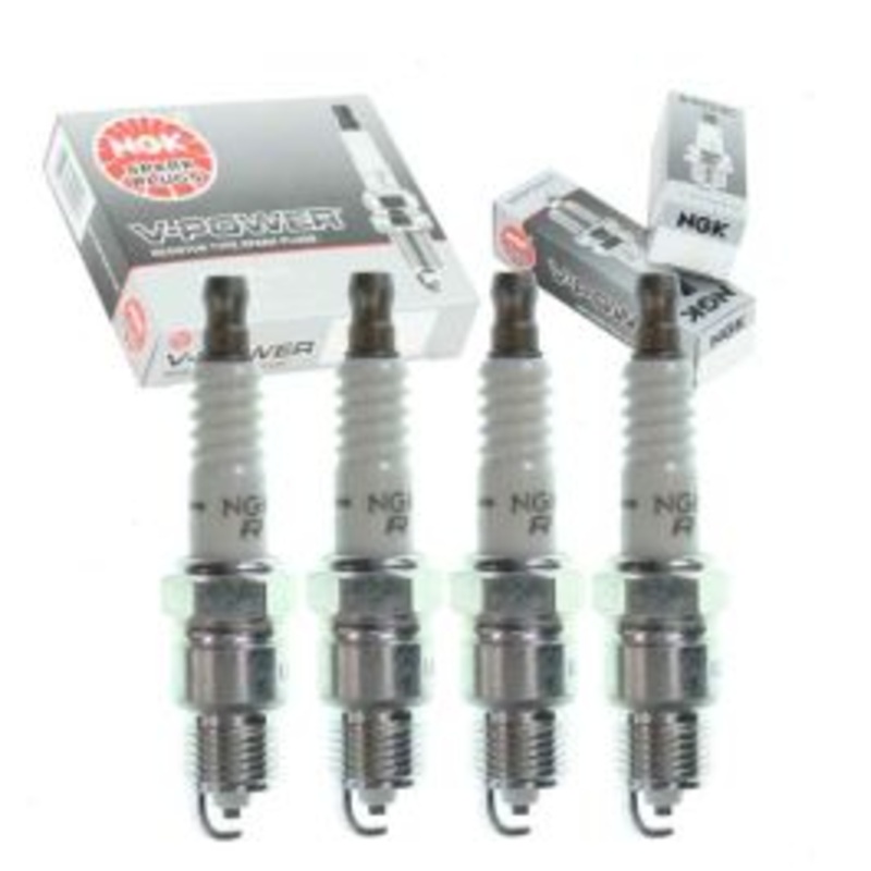 4 pc NGK V-Power Spark Plugs for 1982-1983 Chevrolet Celebrity 2.5L L4
