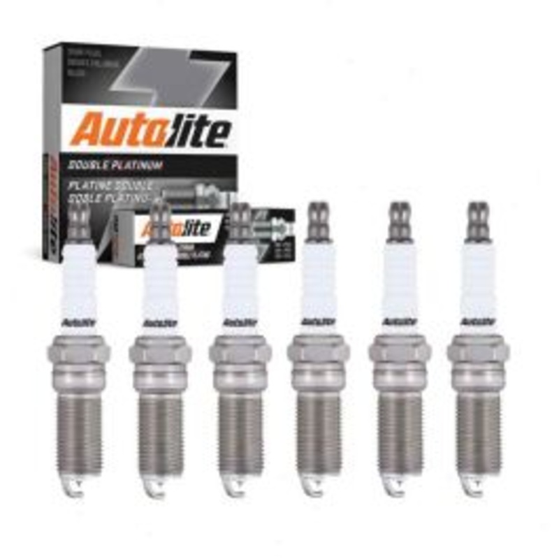 6 pc Autolite Double Platinum Spark Plug for 2013-2019 Ford Police