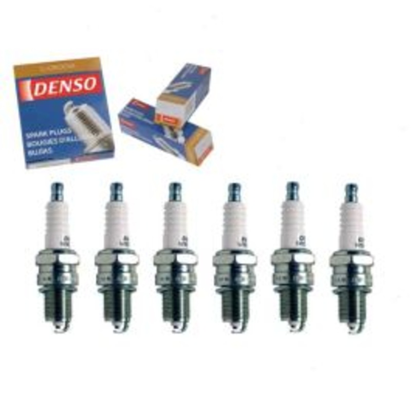 6 pc DENSO Standard U-Groove Spark Plugs for 1966 GMC PB15 Series 4.1L L6
