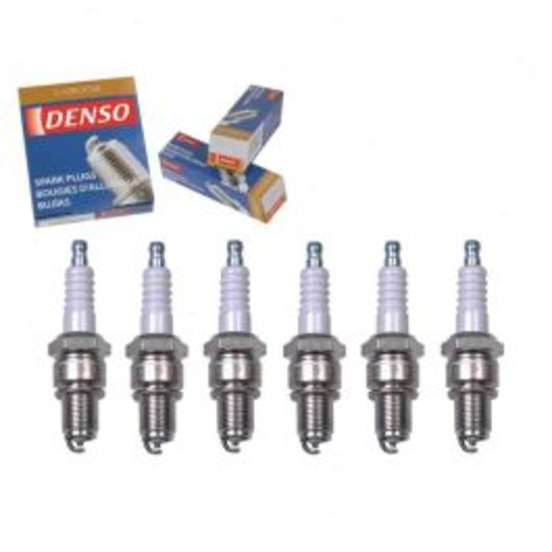 6 pc DENSO Standard U-Groove Spark Plugs for 1970-1971 Porsche 914 2.0L H6