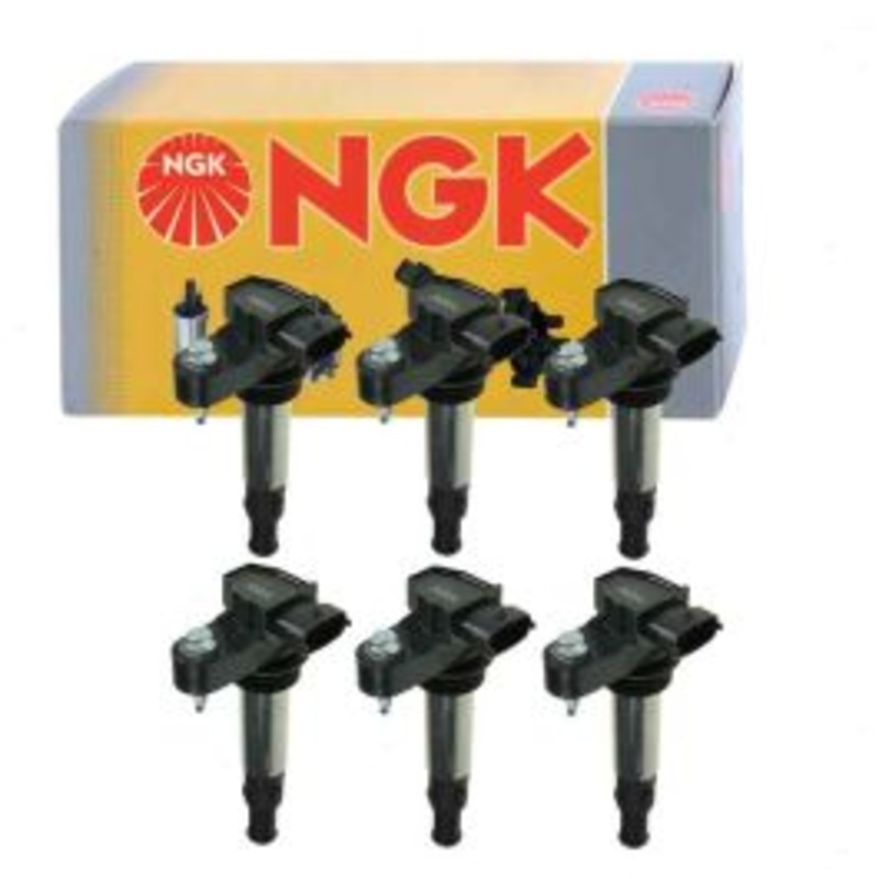 6 pc NGK Ignition Coils for 2004-2009 Cadillac CTS 2.8L 3.6L V6