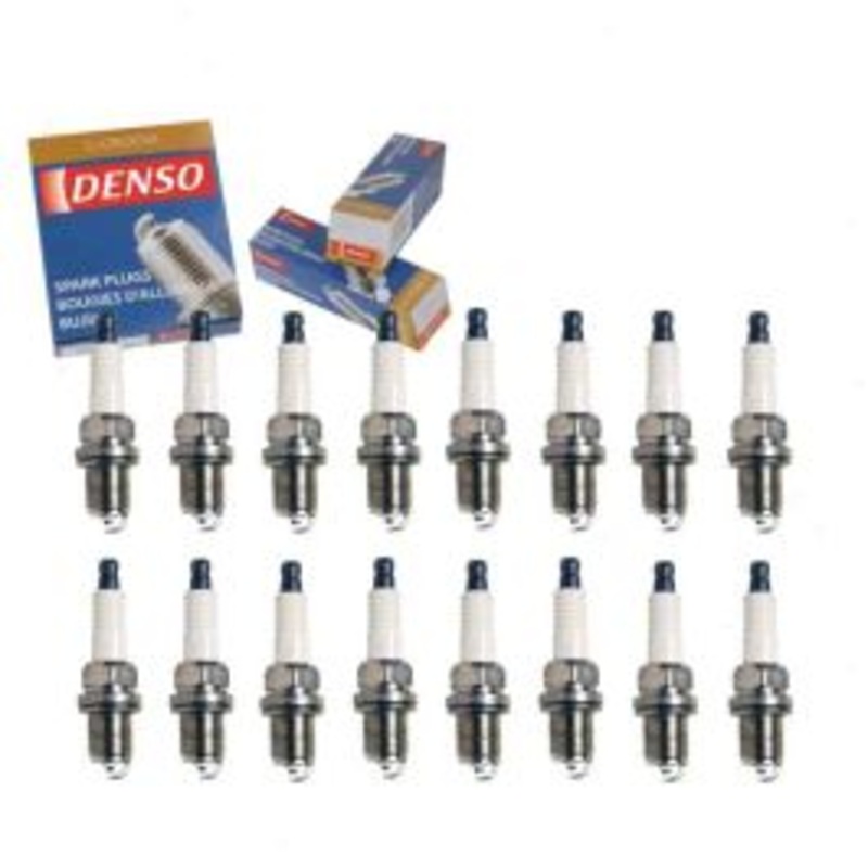 16 pc DENSO Standard U-Groove Spark Plugs for 2005-2006 Mercedes-Benz CLK500 5.0L V8