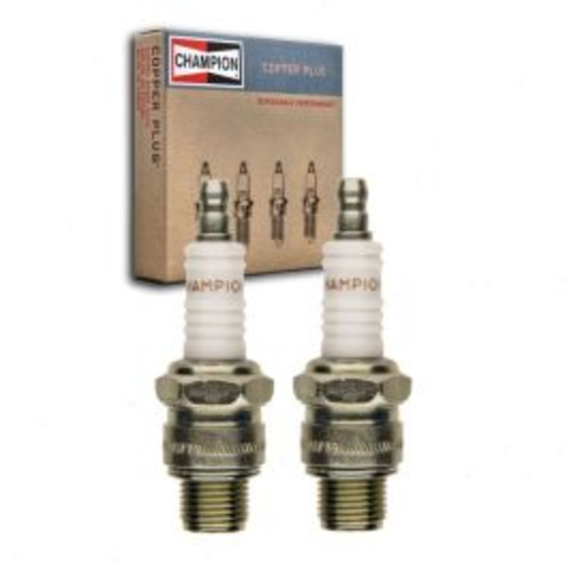 2 pc Champion Copper Plus 827M L76V Spark Plugs