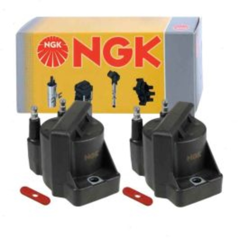 2 pc NGK Ignition Coils for 1987-1992 Oldsmobile Cutlass Cruiser 2.5L L4