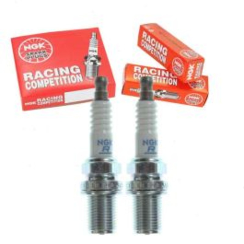2 pc NGK Racing 4586 R6601-11 Spark Plugs