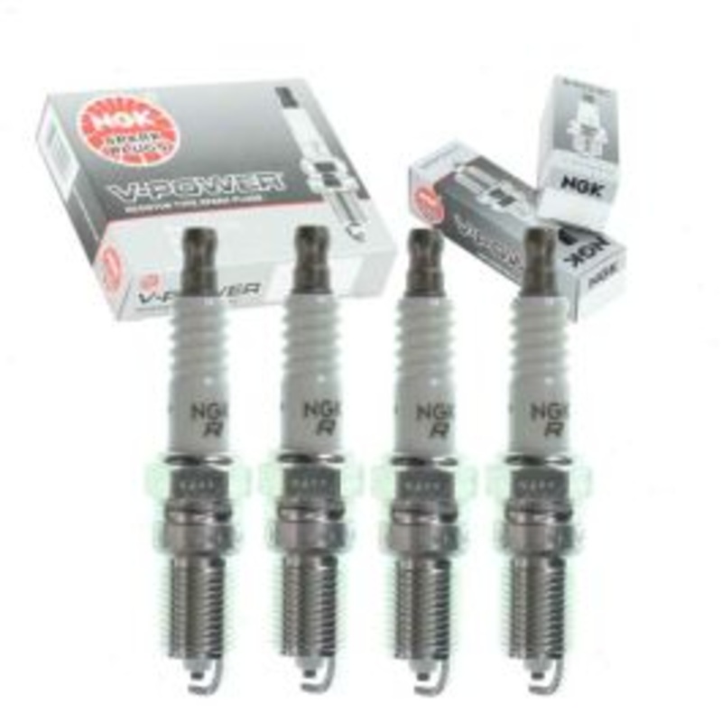 4 pc NGK V-Power Spark Plugs for 1993 Buick Century 2.2L L4