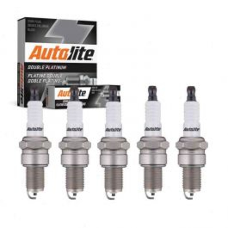 5 pc Autolite Double Platinum Spark Plug for 1984-1987 Audi 4000 Quattro