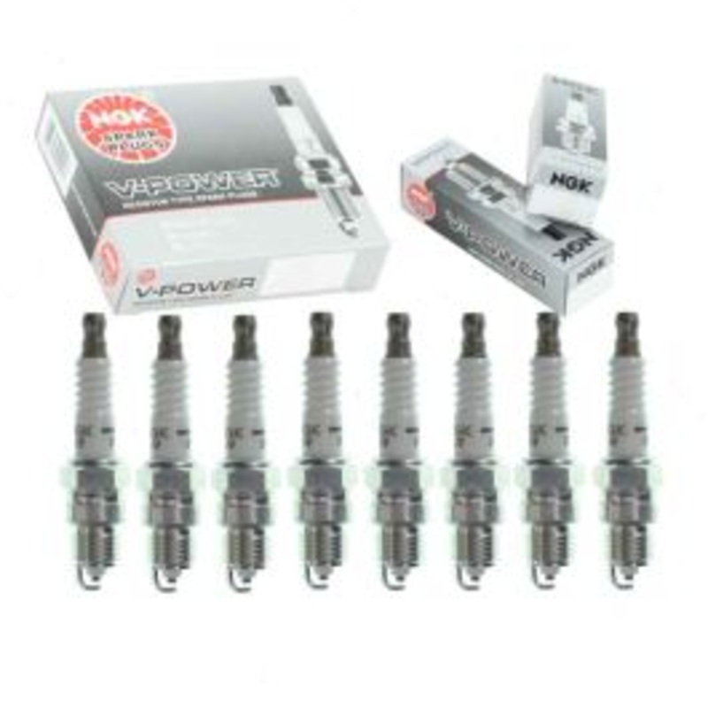 8 pc NGK V-Power Spark Plugs for 1975-1997 Ford F-250 5.0L 5.8L 7.5L V8