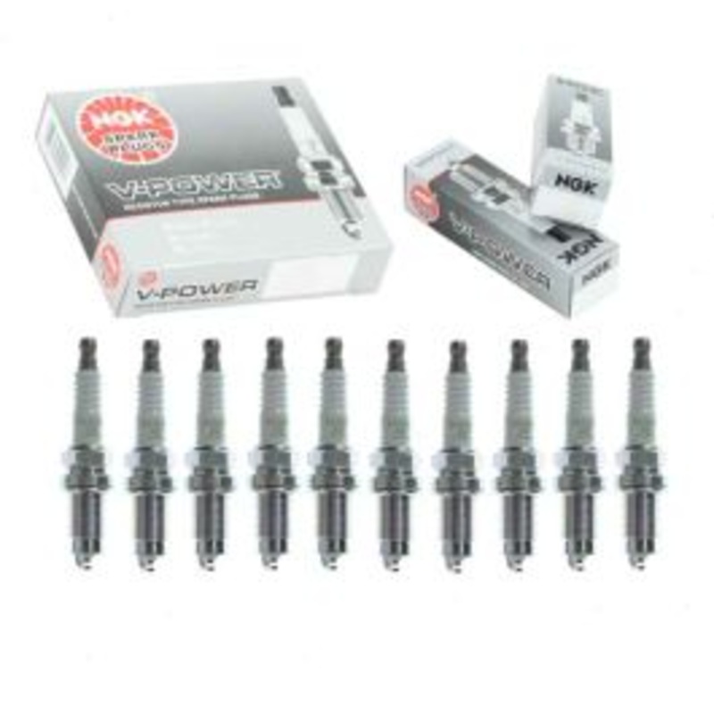10 pc NGK V-Power 4435 ZFR5E-11 Spark Plugs