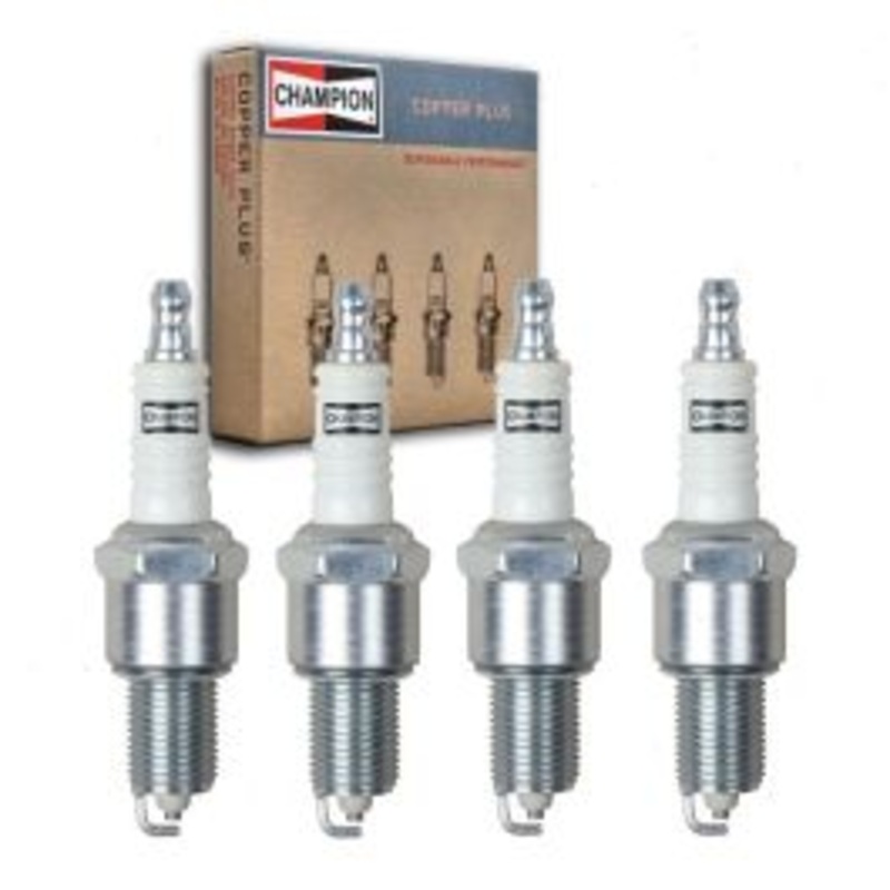 4 pc Champion Copper Plus Spark Plugs for 1980-1982 Lotus Esprit 2.2L L4