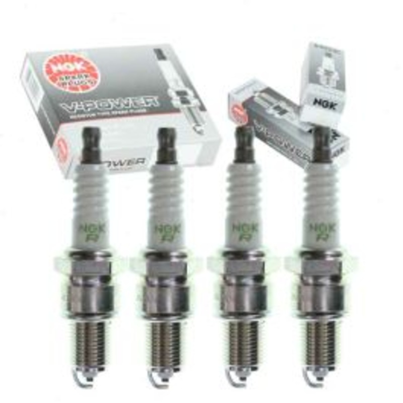 4 pc NGK V-Power Spark Plugs for 1974-1983 Fiat X-1 9 1.3L 1.5L 2.0L L4