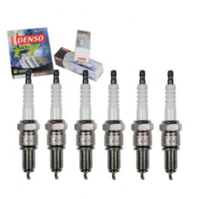 6 pc DENSO Platinum TT Spark Plugs for 1972-1973 Mercury Capri 2.6L V6