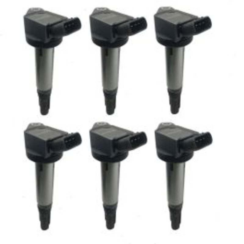 6 pc Hitachi Ignition Coils for 2005-2017 Toyota Avalon 3.5L V6