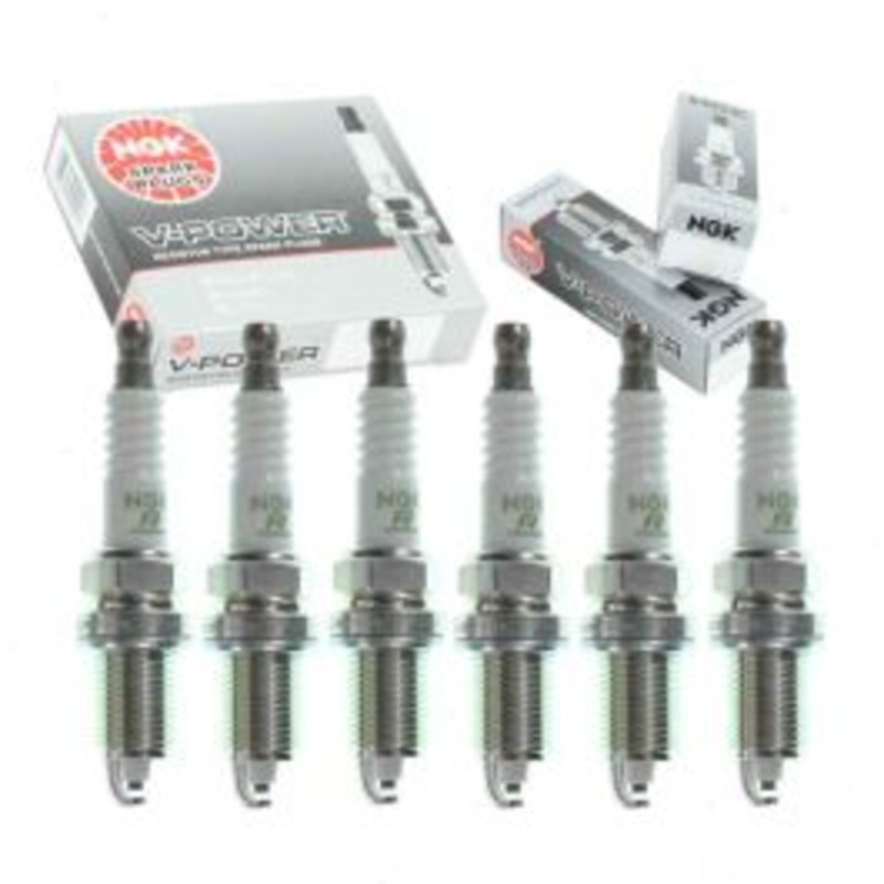 6 pc NGK V-Power Spark Plugs for 2002-2012 Jeep Liberty 3.7L V6
