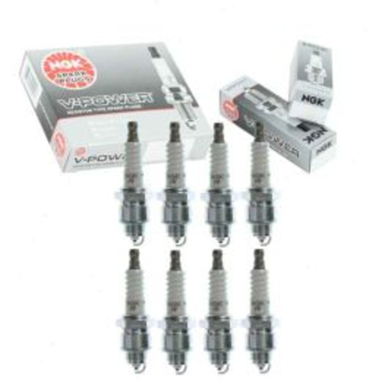 8 pc NGK V-Power Spark Plugs for 1967 Cadillac Eldorado 7.0L V8