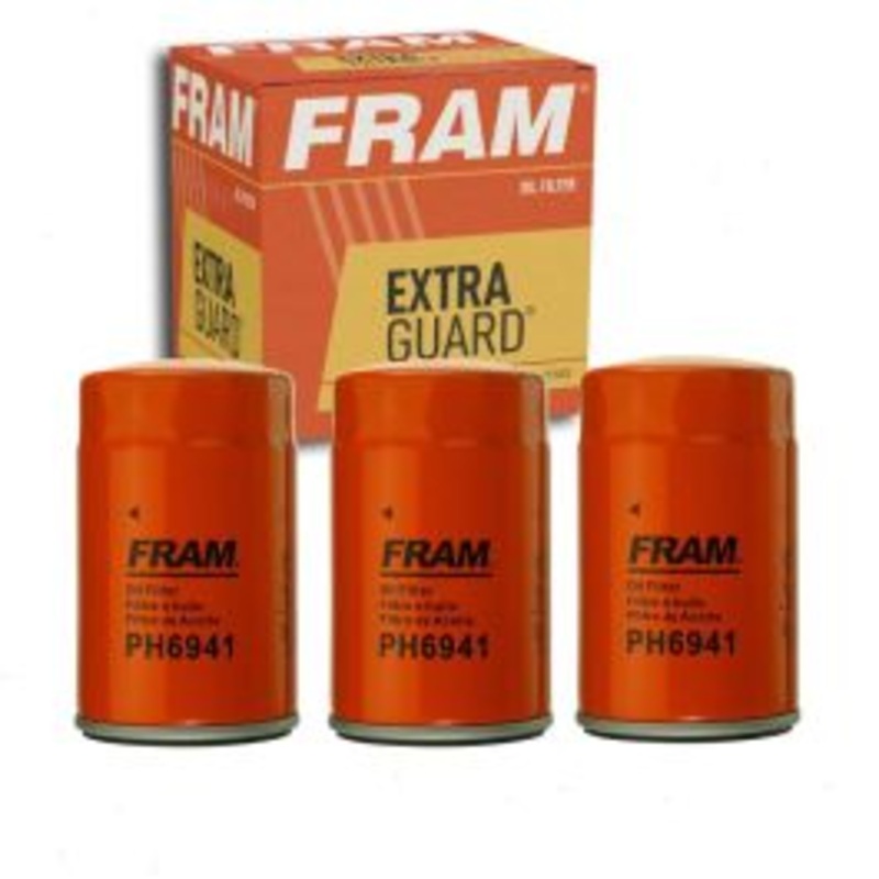 3 pc FRAM Extra Guard PH6941 Engine Oil Filters