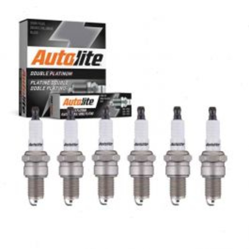 6 pc Autolite Double Platinum Spark Plug for 1994-1995 Dodge Intrepid