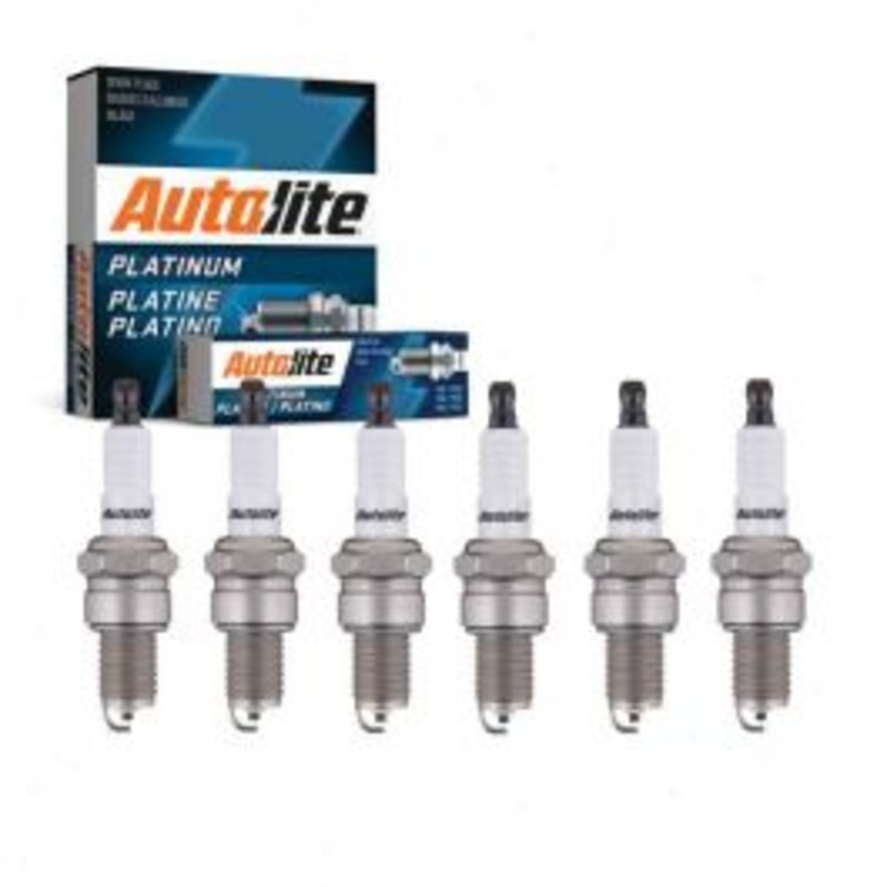 6 pc Autolite Platinum Spark Plug for 1961-1967 Dodge D300 Series 3.7L L6
