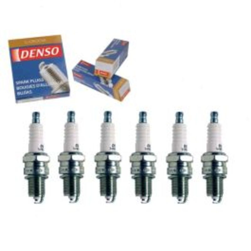 6 pc DENSO Standard U-Groove Spark Plugs for 1961-1969 Chevrolet K20 Pickup 3.8L 4.1L L6