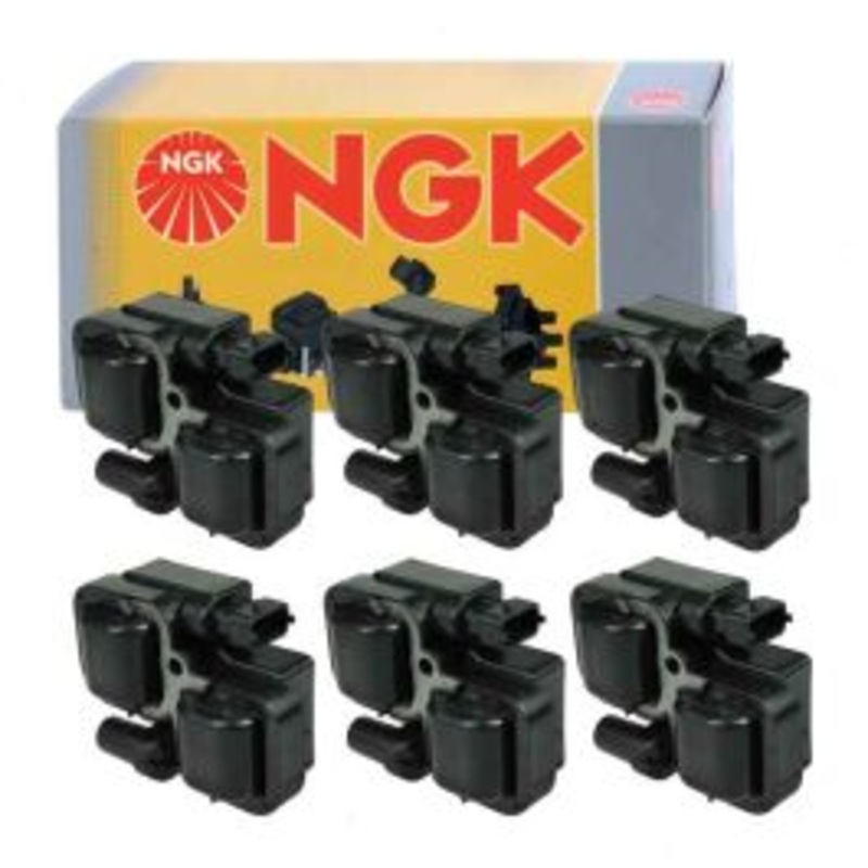 6 pc NGK 48921 U3004 Ignition Coils
