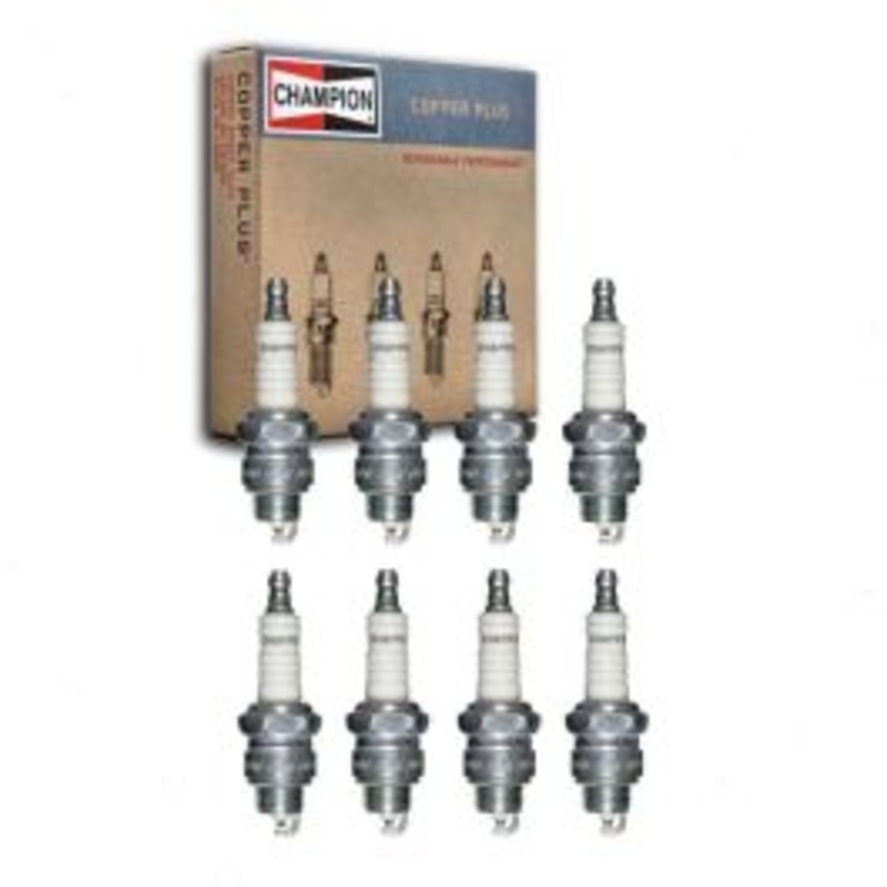 8 pc Champion Copper Plus Spark Plugs for 1968 GMC G25 G2500 Van 5.0L V8
