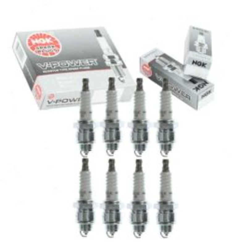 8 pc NGK V-Power Spark Plugs for 1963-1966 Buick Riviera 7.0L V8