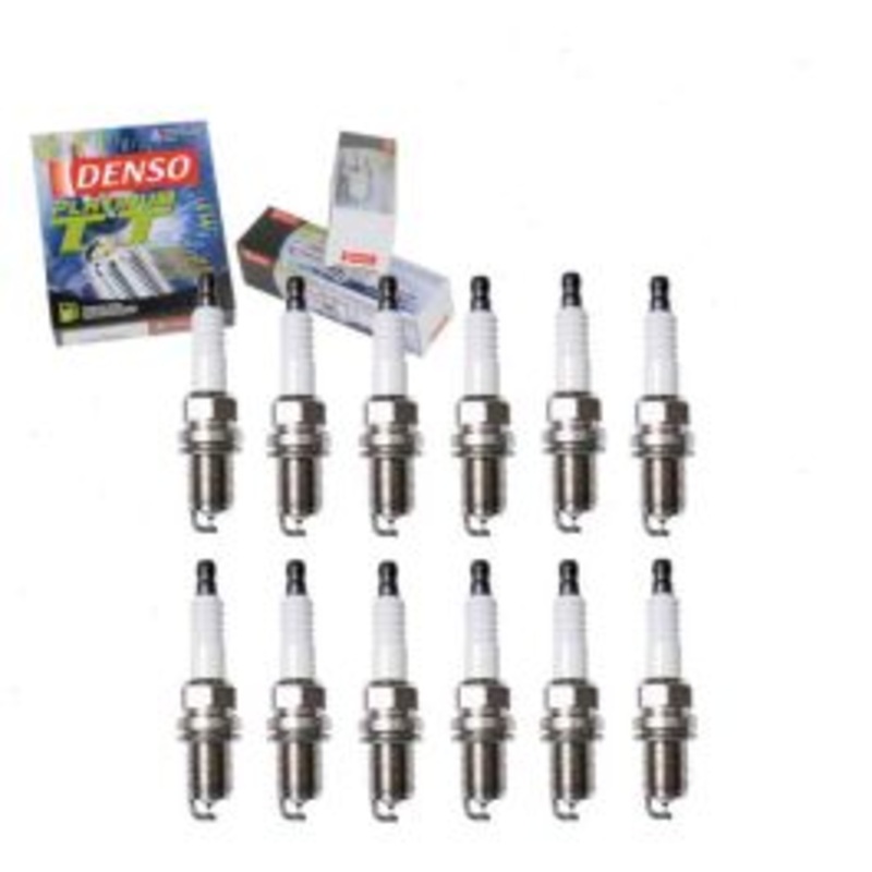 12 pc DENSO Platinum TT Spark Plugs for 1998-2005 Mercedes-Benz CLK320 3.2L V6