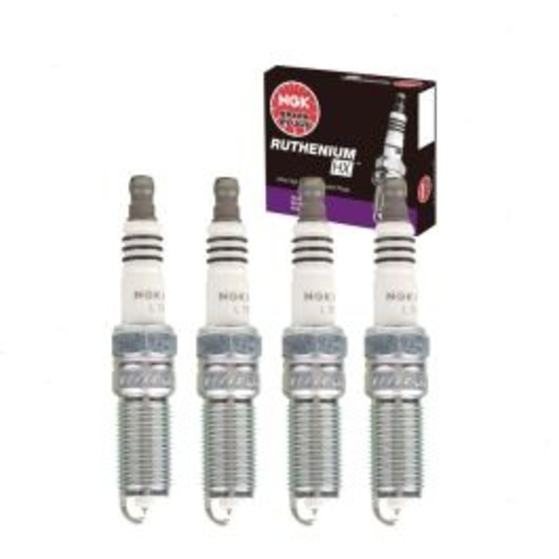 4 pc NGK Ruthenium HX Spark Plugs for 2012-2017 Land Rover Range Rover Evoque 2.0L L4