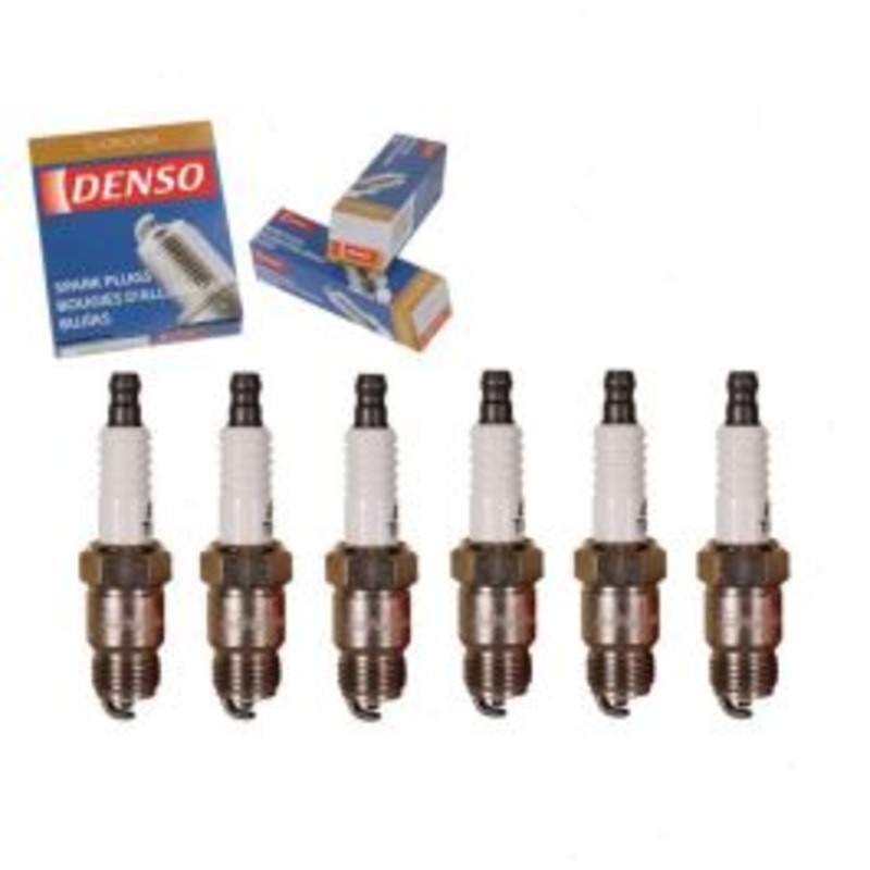 6 pc DENSO Standard U-Groove Spark Plugs for 1980 Pontiac Grand LeMans 3.8L V6